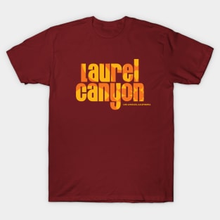 Laurel Canyon psychedelic flower logo T-Shirt